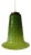 Green Glass Pendant Light, 1960s For Sale