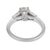 Mid Century Gia 1.11 Carat Old Mine Cut Diamond Platinum Engagement Ring, Size 5.25 For Sale In Los Angeles - Image 6 of 8