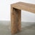 Mid-Century Style Weathered Natural Wood Waterfall Console Table For Sale - Image 4 of 7