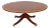 Baker Furniture Style Georgian Banded Mahogany Pedestal Coffee Table For Sale