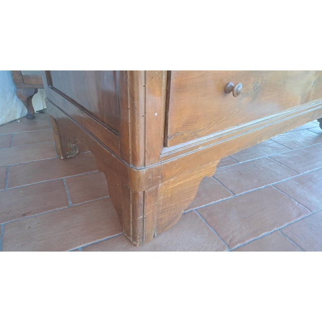 Wood Cappuccino Chest of Drawers in Walnut For Sale - Image 7 of 8