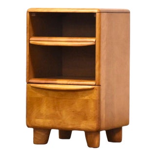Refinished Heywood Wakefield Maple Nightstand For Sale