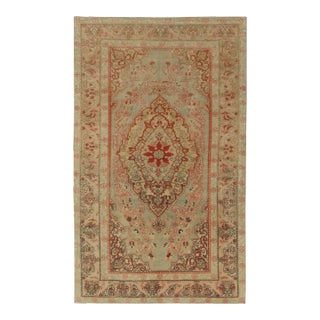 Vintage Oushak Area Rug, 4'2 X 6'11 For Sale