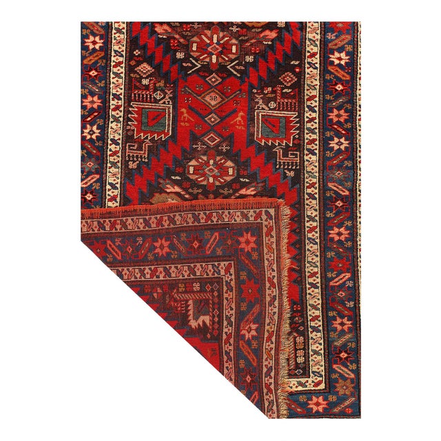 Traditional Pasargad DC Rust Antique Persian Nw Rug For Sale - Image 3 of 3