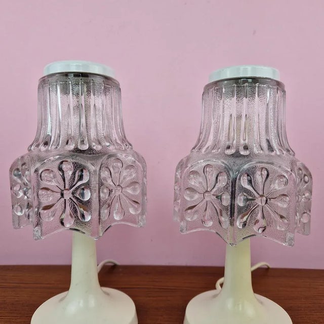 Bedside Lamps from ESC, Former Czechoslovakia, 1960s, Set of 2, in Very Good conditions. Designed 1960 to 1969 This piece...