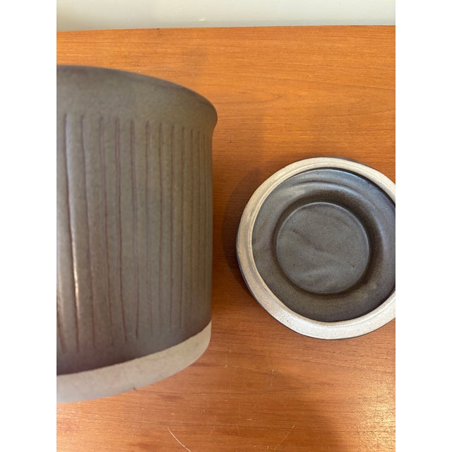 1950s Gordon & Jane Martz | Marshall Studios | Ceramic Lidded Canister Jar For Sale - Image 5 of 11