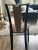 Set of 4 Modern Dining Chairs With Brushed Metal Backs For Sale - Image 4 of 11