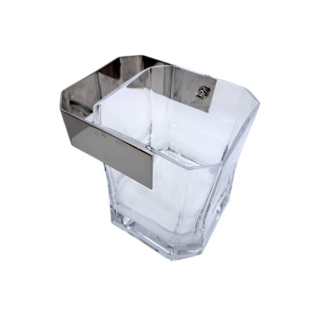 Crystal Ice Bucket by Cini Boeri for Arnolfo Di Cambio, 1970s For Sale - Image 7 of 11