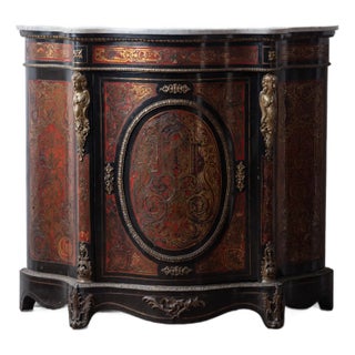 Napoleon III Boulle Marquetry Side Cabinet, c.1860 For Sale