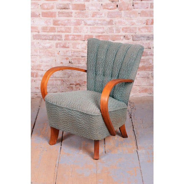 Art Deco Armchairs in Beech, Czech, 1920s, Set of 2 For Sale - Image 6 of 15