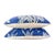 Lumbar Pillow Pair – Thibaut Goa Fabric With Sunbrella Contrast Welt & Back For Sale - Image 4 of 8
