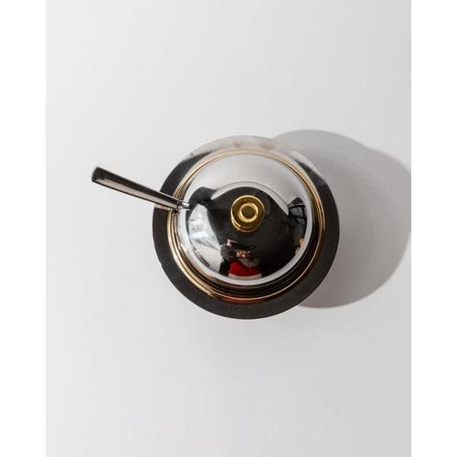 Metal Vintage Stainless Steel Salad Bowls with Lids, 1980s, Set of 2 For Sale - Image 7 of 11