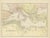 Paper Map of the Mediterranean Shores, 1882 For Sale - Image 7 of 7