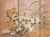 1970s "Autumn Flowers", 1970s Showa Era Japanese Painted Byobu Screen For Sale - Image 5 of 18