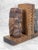 Mid-Century Carved Wood Figural Tiki Bookends - a Pair For Sale - Image 6 of 10
