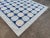 Handmade Cotton Natural Vegetable Dyed Reversible Light and Indigo Blue and White Box Pattern Vista Rug - 8'x10' For Sale - Image 6 of 11
