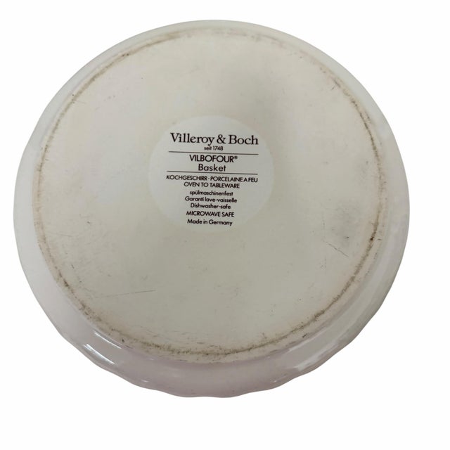Green Villeroy & Boch Vilbofour Basket Soufflé Bowls - Set of 3 For Sale - Image 8 of 8