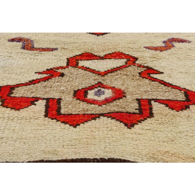 Late 20th Century Vintage Tribal Kurdish Rug Runner - 02'11 X 10'06 For Sale - Image 5 of 9