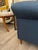 Wood Set of Mid-Century Italian Blue Cotton Armchairs, 1950 For Sale - Image 7 of 16