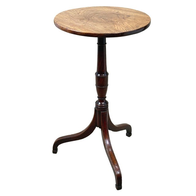 Georgian Mahogany Circular Wine Table, 1780 For Sale - Image 10 of 11