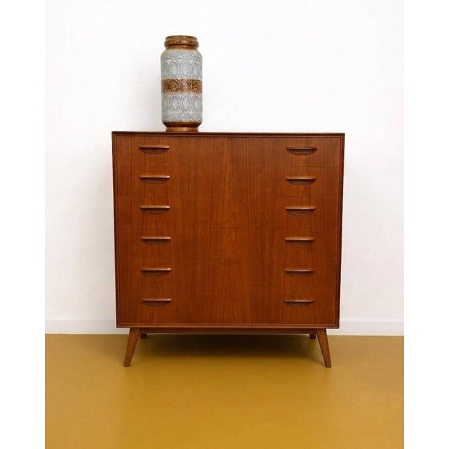 1950s Danish Teak Chest of 6 Drawers, 1950s For Sale - Image 5 of 5