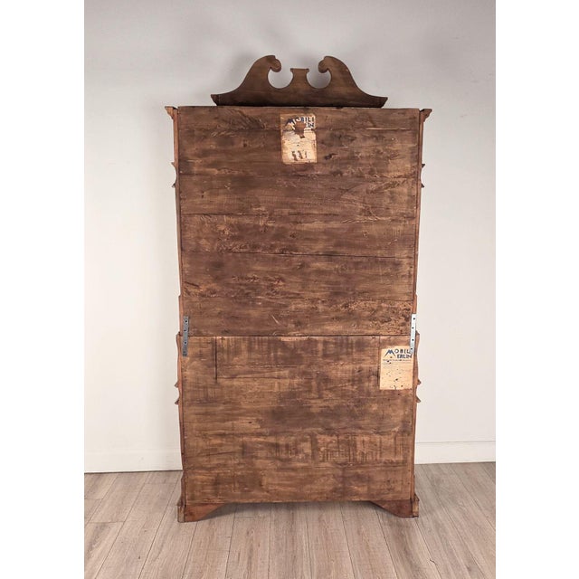 Baroque Style Secretary, Italy Circa 1950 For Sale - Image 9 of 11