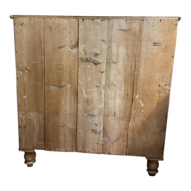 19th Century Victorian Pine Chest of Drawers For Sale - Image 6 of 11