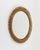 Franco Albini Mid-Century Round Rattan and Bamboo Wall Mirror in the style of Franco Albini, Italy, 1960s For Sale - Image 4 of 12