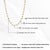 18k Yellow Gold 4.27ct Natural Uncut Diamond Slice Station Necklace 18 Inches For Sale - Image 9 of 14
