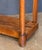 French Empire Console Table of Flame Mahogany With Marble Top For Sale - Image 9 of 11