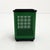 Green Perforated Bin from Neolt, 1980s, in Good conditions. Designed 1980 to 1989 This piece has an attribution mark, I am...