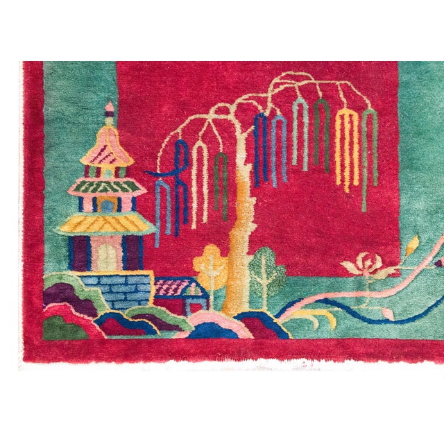Early 20th Century Chinese Art Deco Rug For Sale - Image 12 of 15