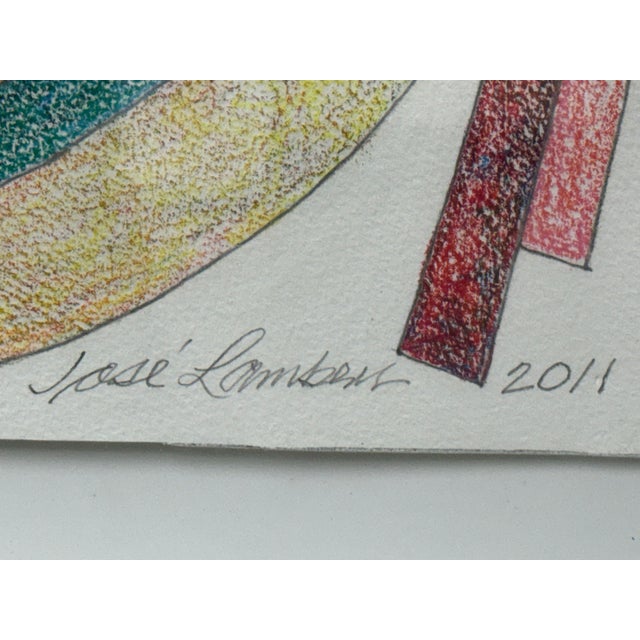 Jose Lambert Huevos Original Painting, Signed Circa 2011 For Sale - Image 11 of 12