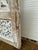 White Bohemian Rustic Carved Mango Wood Wall Panel Mirror For Sale - Image 8 of 12