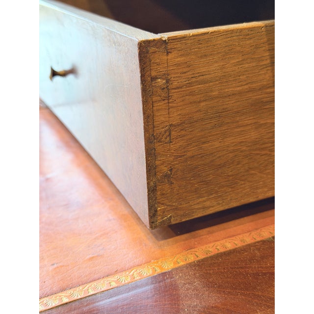 Wood Antique French Louis Philippe Burl Walnut Four-Drawer Commode With Marble Top For Sale - Image 7 of 12