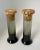 Mid-Century Modern Smoked Glass Salt and Pepper Shaker in Grey Attributed by Colony Glass. Made in Italy- Set of 2 For Sale In New York - Image 6 of 7