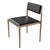 "Gala" Chair, With Bronze and Woven Leather, Tailor Made For Sale - Image 9 of 9