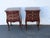 French Bombay Serpentine Nightstands Bedside Tables a Pair 6653 For Sale - Image 12 of 18