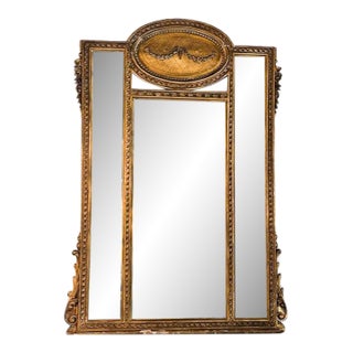 Early 20th Century Large Scale Napoleon III Style Mirror For Sale
