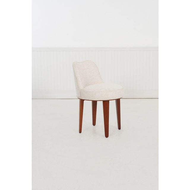 1940s Dunbar Vanity Chair For Sale - Image 4 of 11