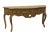French Provincial Century Furniture French Provincial 66" Console Table / Sideboard in Antiqued Crackle Finish For Sale - Image 3 of 12