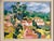 Contemporary Original Jessie Mackay "Bonvillet" France Expressionist Oil Painting – Silver Gilt Frame For Sale - Image 3 of 5
