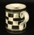 Ceramic English Creamware Checkerboard Child's Mug, Circa 1820–1850 For Sale - Image 7 of 8