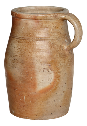 Antique Rustic Stoneware Jar with Handle, 1980s