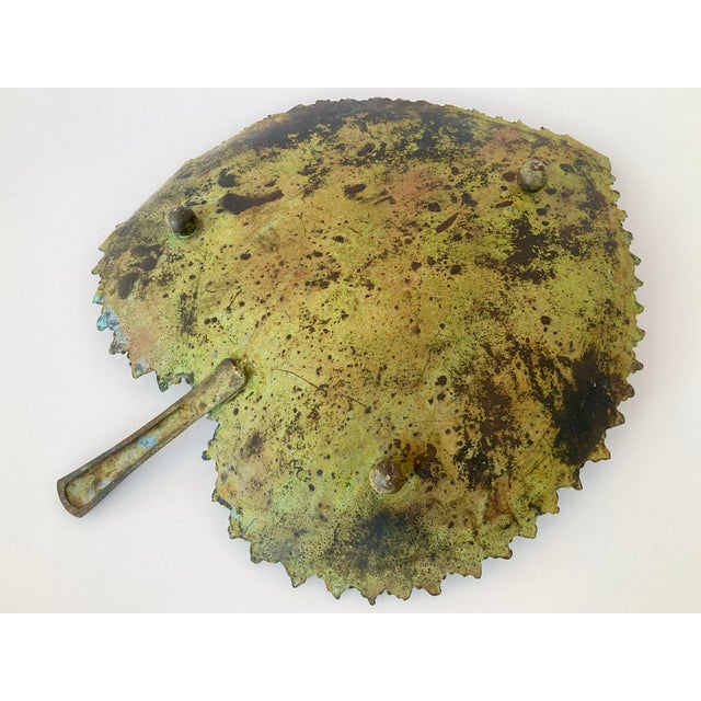 Bronze Leaf Centerpiece Sculpture #5 For Sale - Image 11 of 12