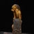 Traditional Late 19th Century Gilt Bronze Mythical Beast Statue on Pillar, 1.4kg For Sale - Image 3 of 9