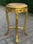 1950s French Louis XVI Gold Beech Marble Side Tables Pair For Sale - Image 9 of 11