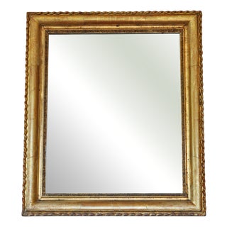 Large Antique Overmantle Wall Mirror with Ornate Gilt Frame, 19th Century For Sale