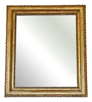 Large Antique Overmantle Wall Mirror with Ornate Gilt Frame, 19th Century