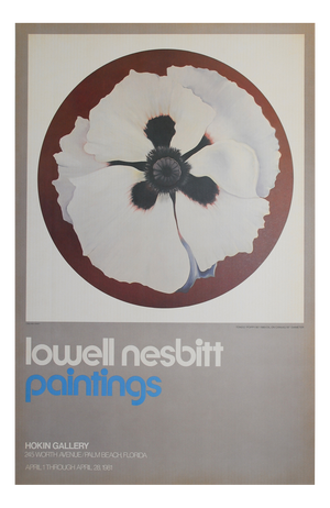 Poppy Exhibition Poster after Lowell Nesbitt, 1981